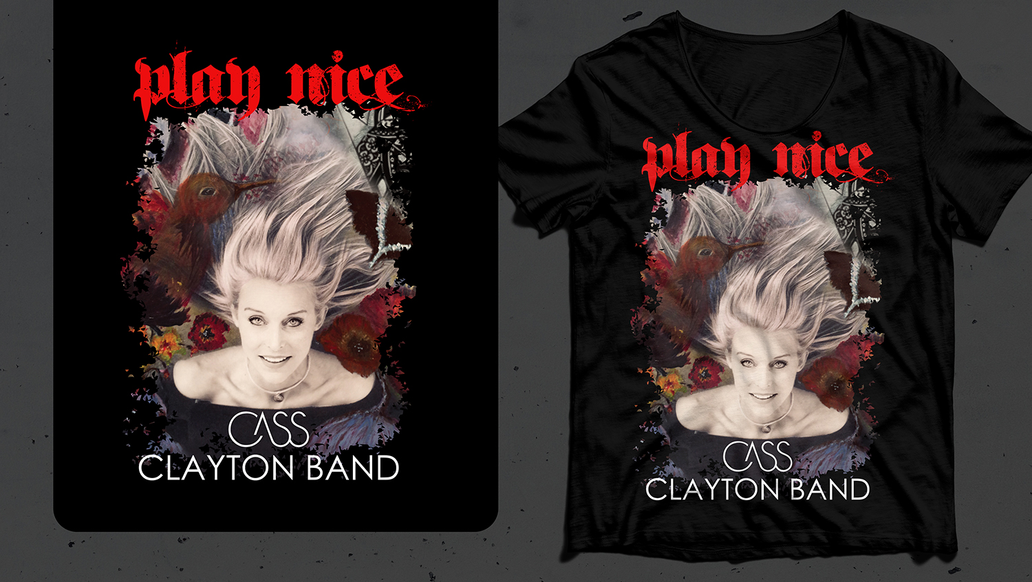 T-Shirt-Design von SAI DESIGNS für Cass Clayton Music, LLC | Design #21994047