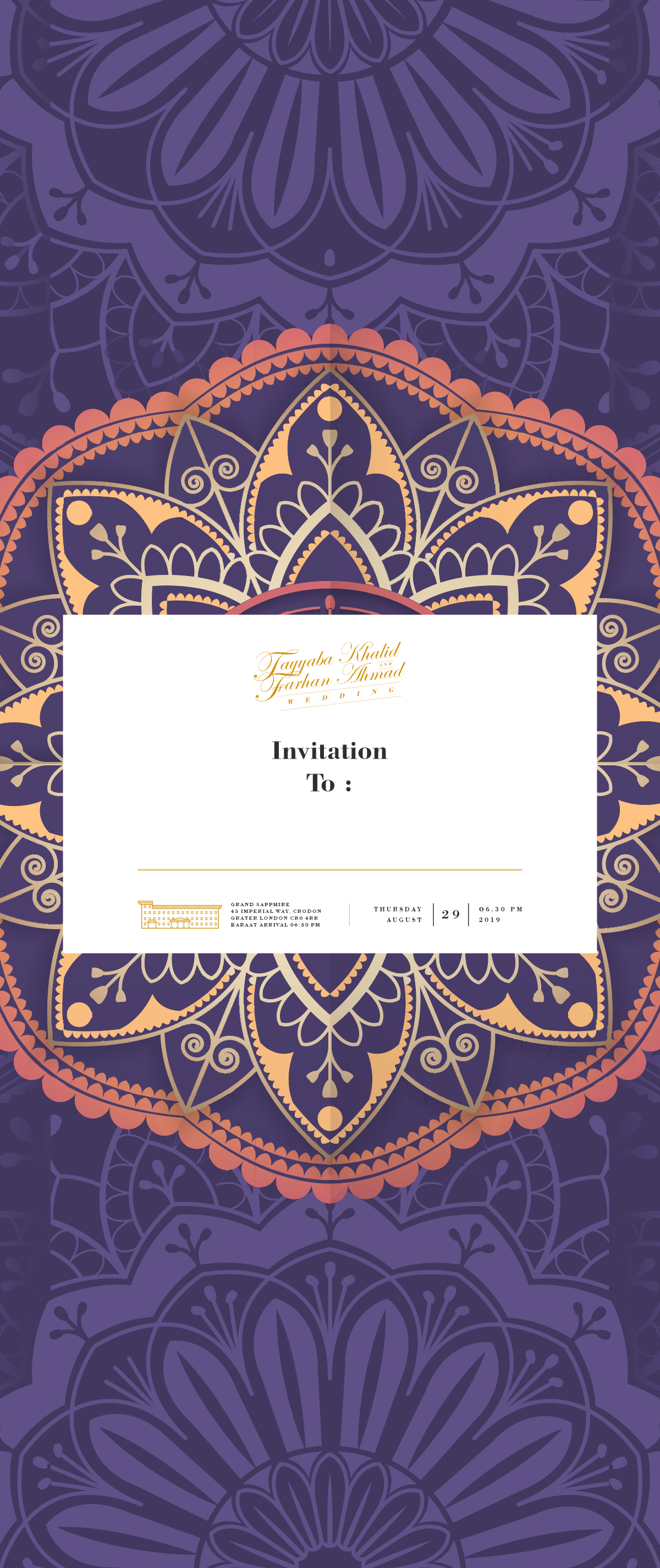 Invitation Design by Fiki Purnama for this project | Design #22003551