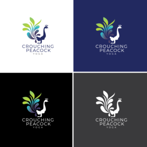 CROUCHING PEACOCK YOGA | Logo-Design von Graphic Bricks