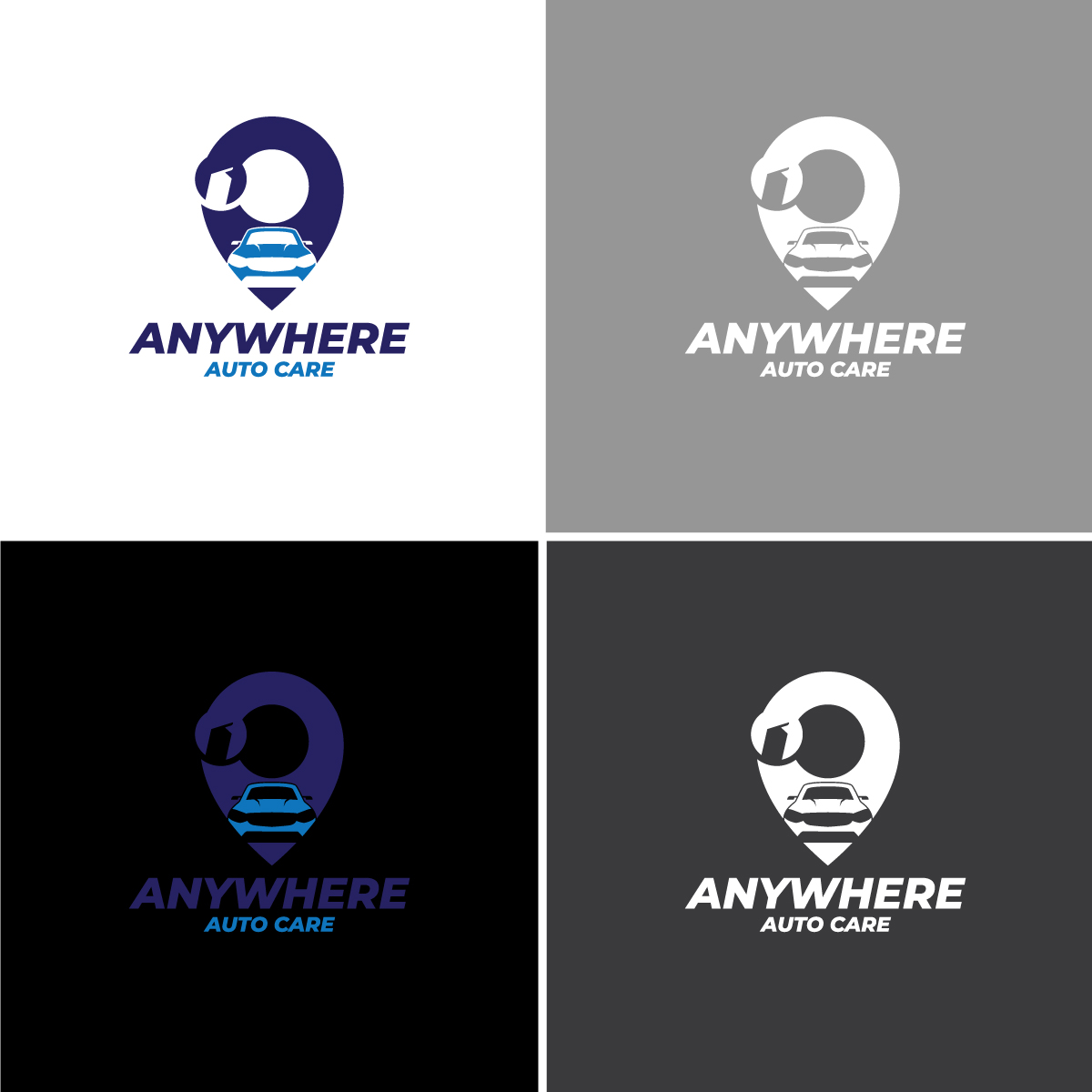 Logo Design by Graphic Bricks for Anywhere Auto Care Inc. | Design #21964078