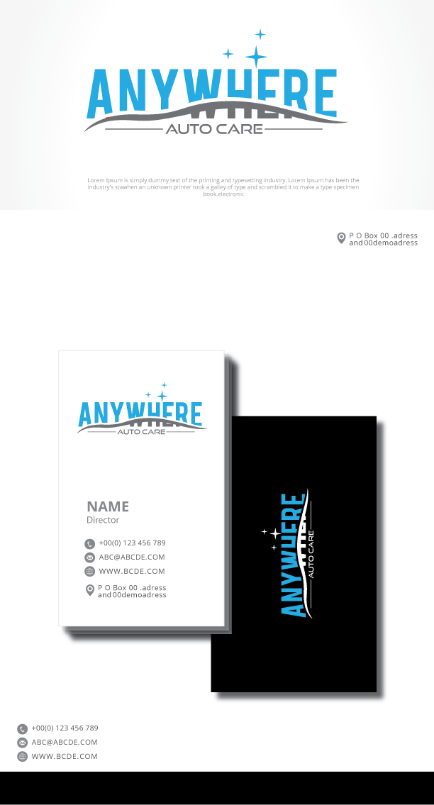 Logo Design by graphicevolution for Anywhere Auto Care Inc. | Design #21964043