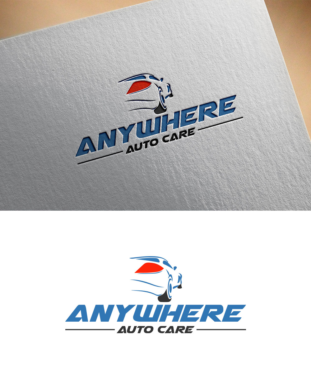 Logo Design by Aliqa Design for Anywhere Auto Care Inc. | Design #21964088