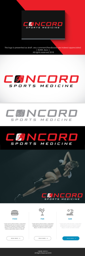 Concord Sports Medicine | Logo Design by Riv.
