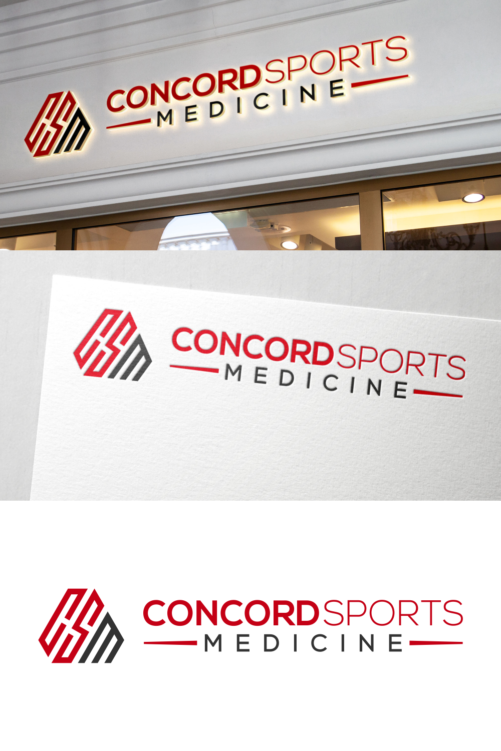 Logo Design by untung bertubi-tubi for Concord Sports Medicine | Design #21961252
