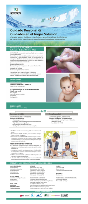 Personal Care and Home care ingredients Brochure | Diseño de Flyer por Fine Graphics House