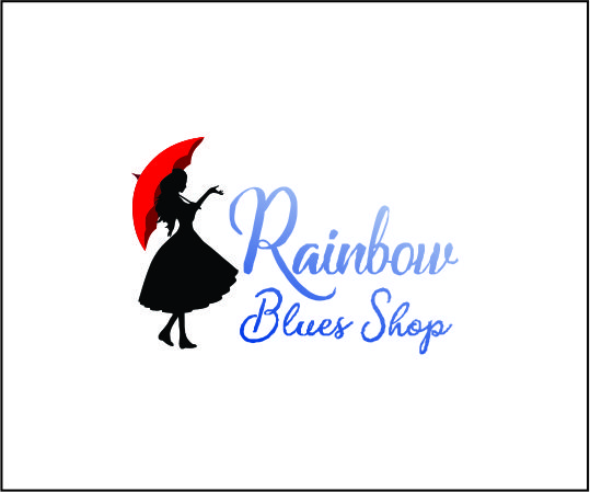 Logo-Design von Mihaela für Rainbow Blues Shop | Design #21965580