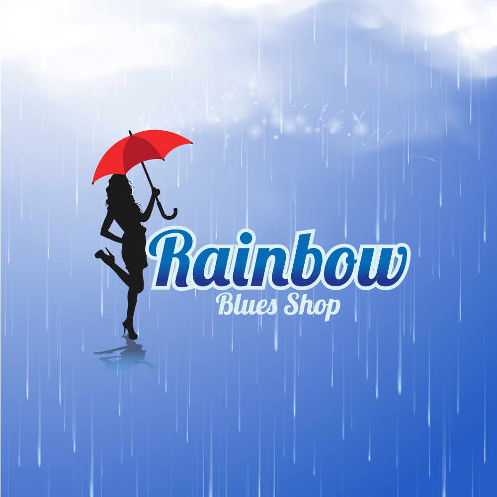 Logo-Design von Fahad für Rainbow Blues Shop | Design #21963915