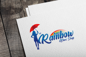 Logo Design by Fahad for Rainbow Blues Shop | Design: #21963986