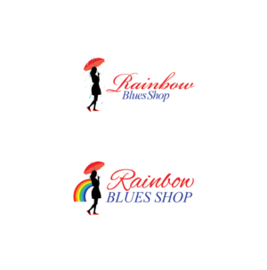 Rainbow Blues Shop | Logo Design by Muhammad Imran 3