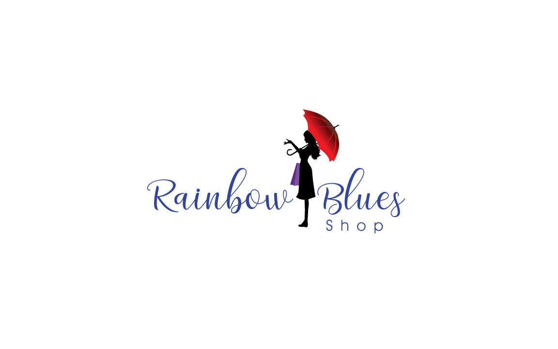 Logo Design by GODDREAMCREATION for Rainbow Blues Shop | Design: #21964620