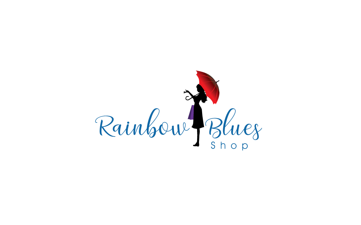 Logo Design by GODDREAMCREATION for Rainbow Blues Shop | Design #21964621