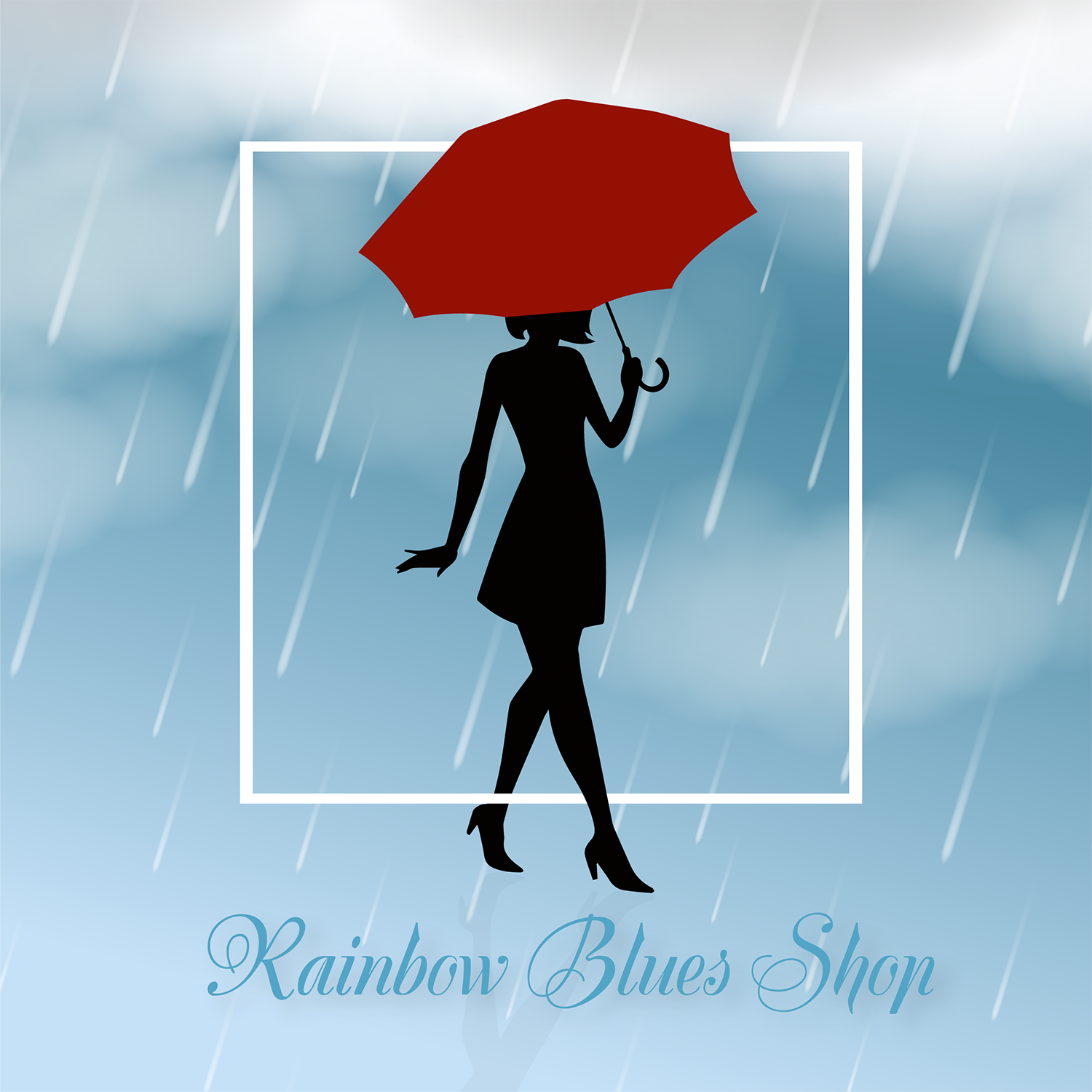 Logo Design by PhuongBui92 for Rainbow Blues Shop | Design #21962868