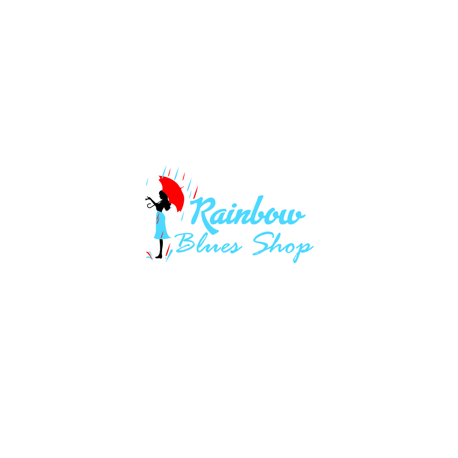 Logo Design by art  X for Rainbow Blues Shop | Design #21963810