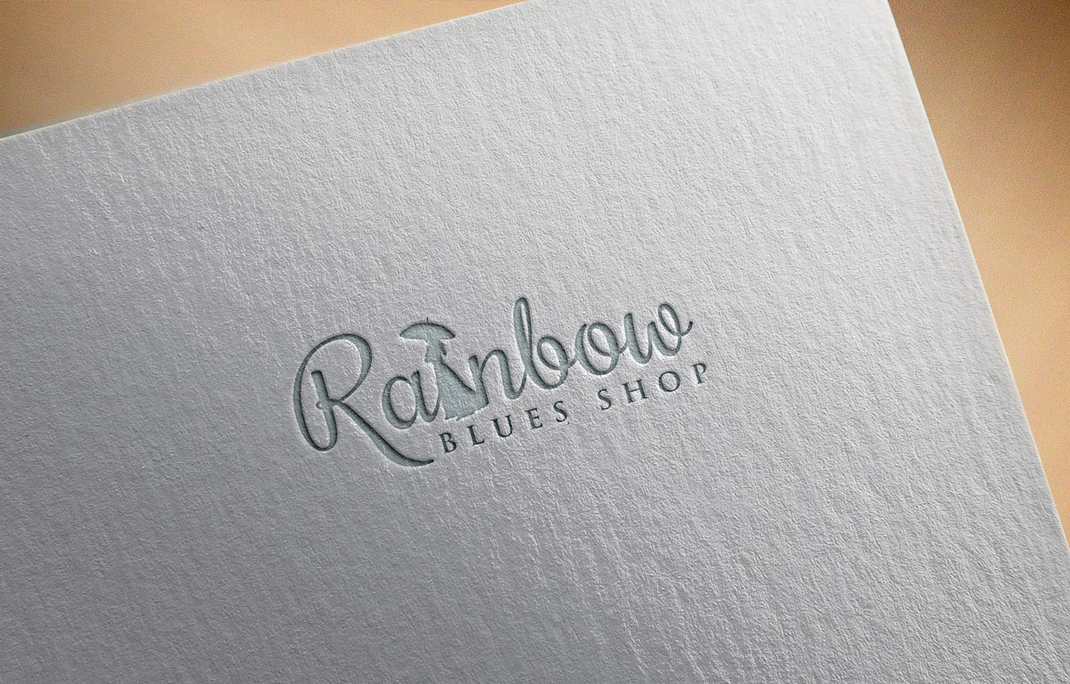 Logo Design by NurDesign for Rainbow Blues Shop | Design #21962283