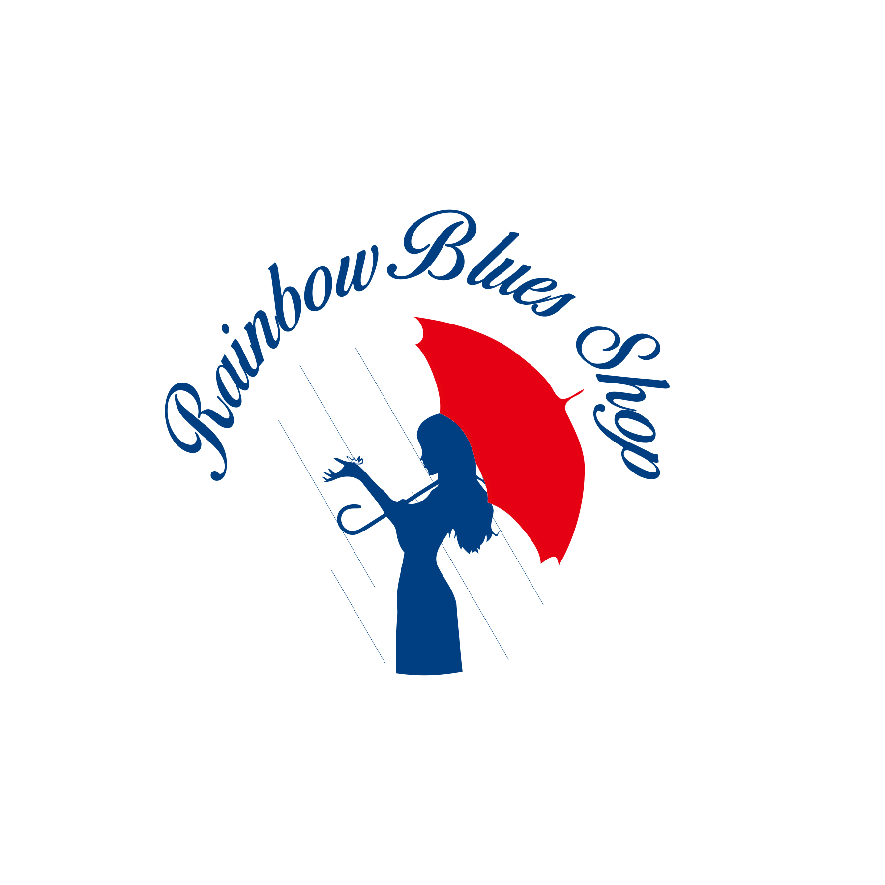 Logo Design by Aldan Design for Rainbow Blues Shop | Design #21961251