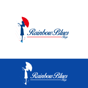 Logo Design by Aldan Design for Rainbow Blues Shop | Design: #21961325