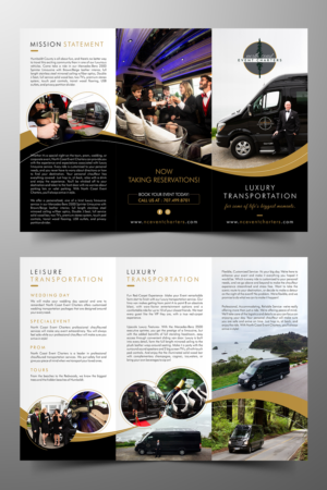 Brochure Design by ecorokerz for North Coast Event Charters  | Design: #21989274
