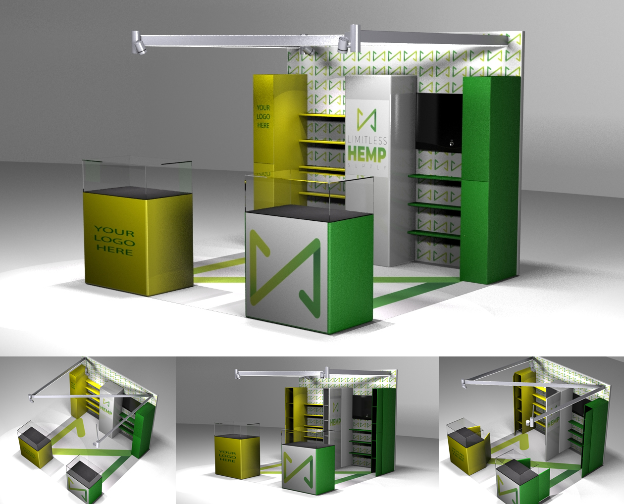 Trade Show Booth Design by Andray for this project | Design #21979276