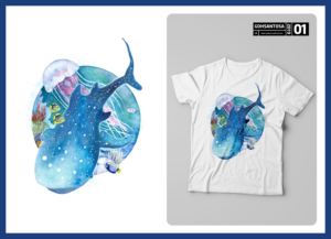 Shark needs a world to live in | T-Shirt-Design von Gohsantosa
