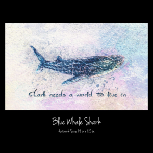 Shark needs a world to live in | Diseño de Camiseta por Creative M^ck