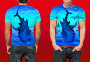 Shark needs a world to live in | Diseño de Camiseta por Al Pech