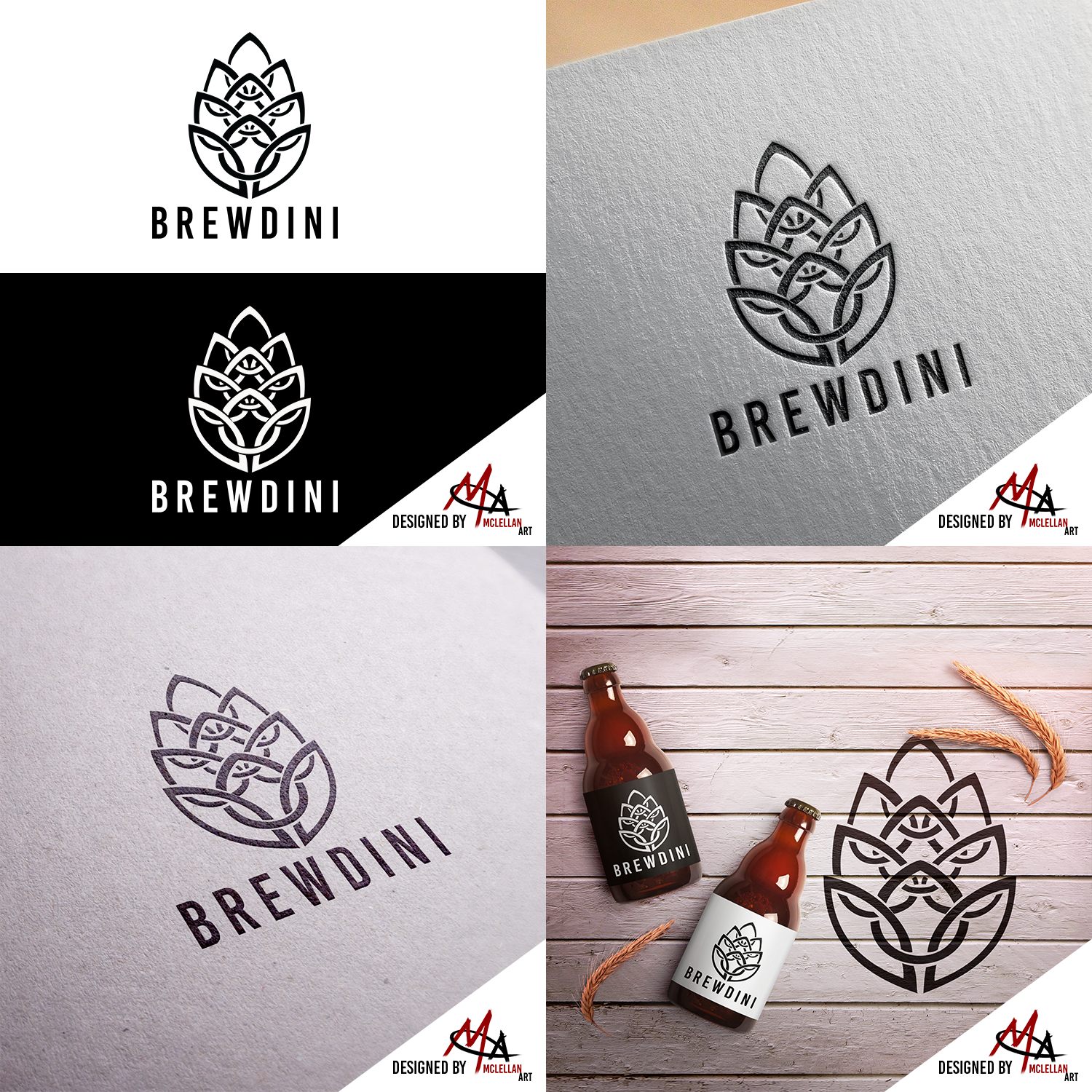 Logo Design by McLellanArt for Brewdini | Design #21974662