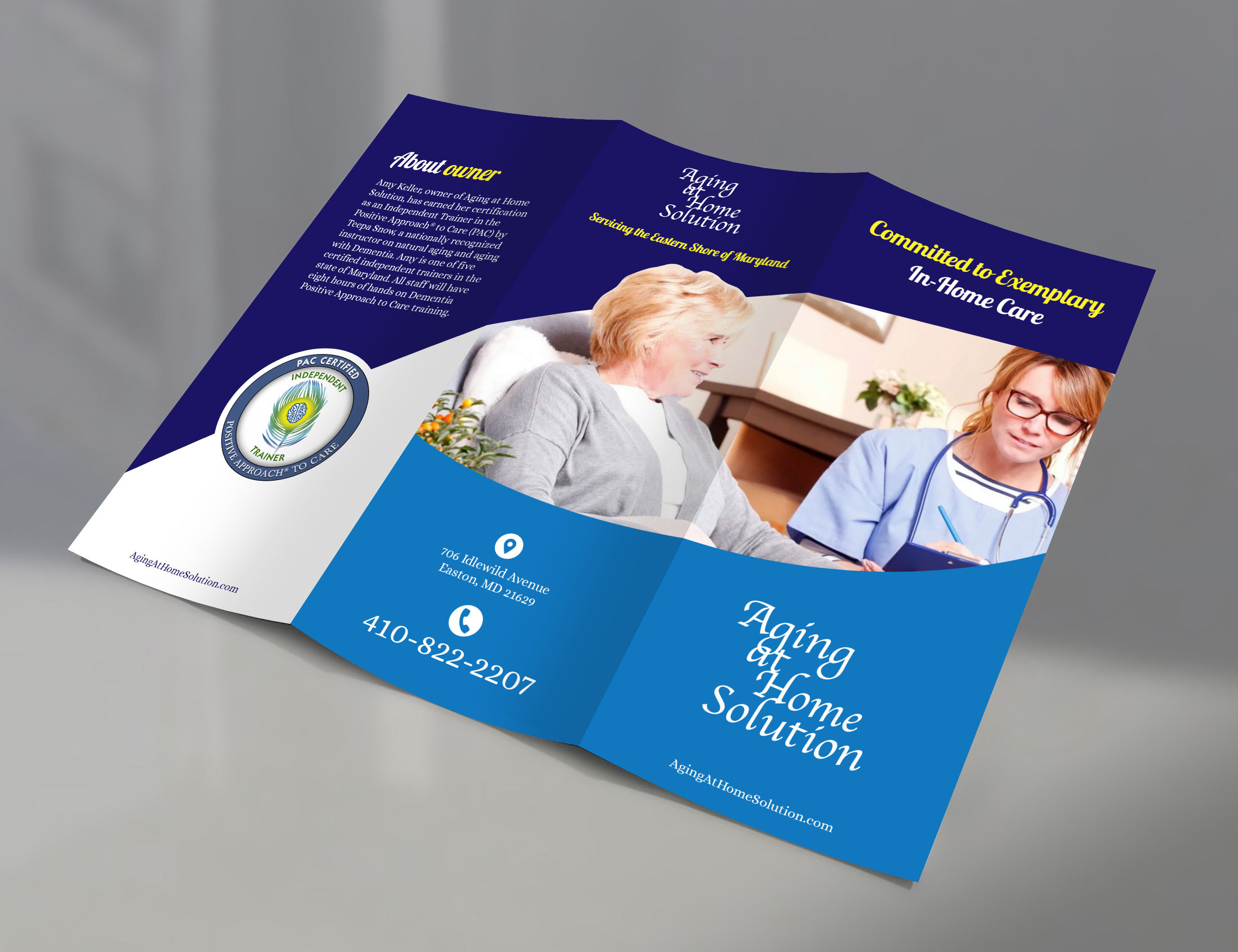 Brochure Design by PAS-CREATIVE for Aging at Home Solution | Design #22028268