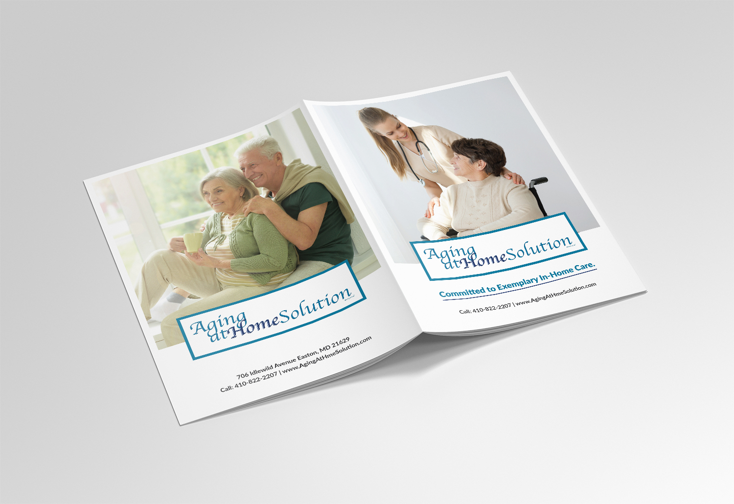 Brochure Design by Deziners Zone for Aging at Home Solution | Design #21978810