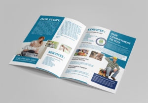 Brochure Design by Deziners Zone for Aging at Home Solution | Design: #21980004