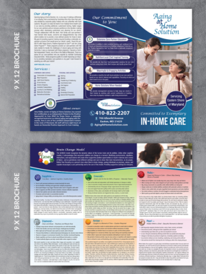 Brochure Aging at Home Solution | Brochure Design by innovative earth