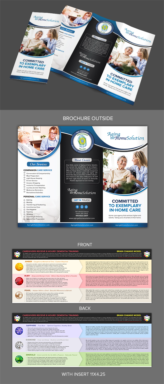 Brochure Design by SAI DESIGNS for Aging at Home Solution | Design #21975465