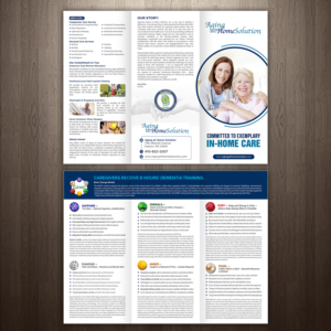 Design de Brochure par GraphicsGuru pour Aging at Home Solution | Design : #22023975