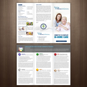 Design de Brochure par GraphicsGuru pour Aging at Home Solution | Design : #22043268