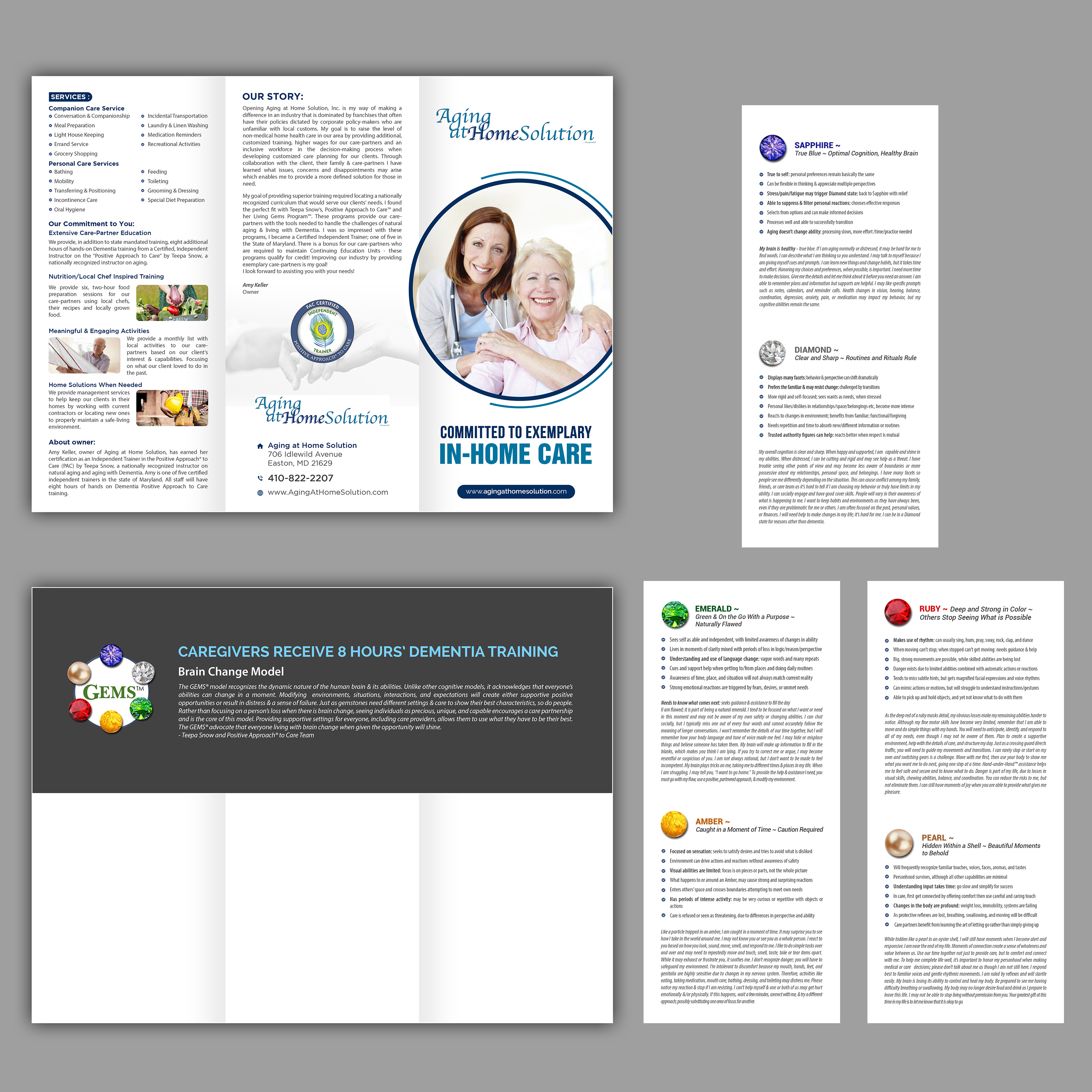 Brochure Design by GraphicsGuru for Aging at Home Solution | Design #22047827