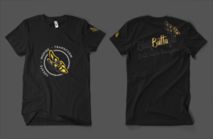 Blaqbuttaflii Logo Sublimation T-shirt design | T-Shirt-Design von Barney Stinson