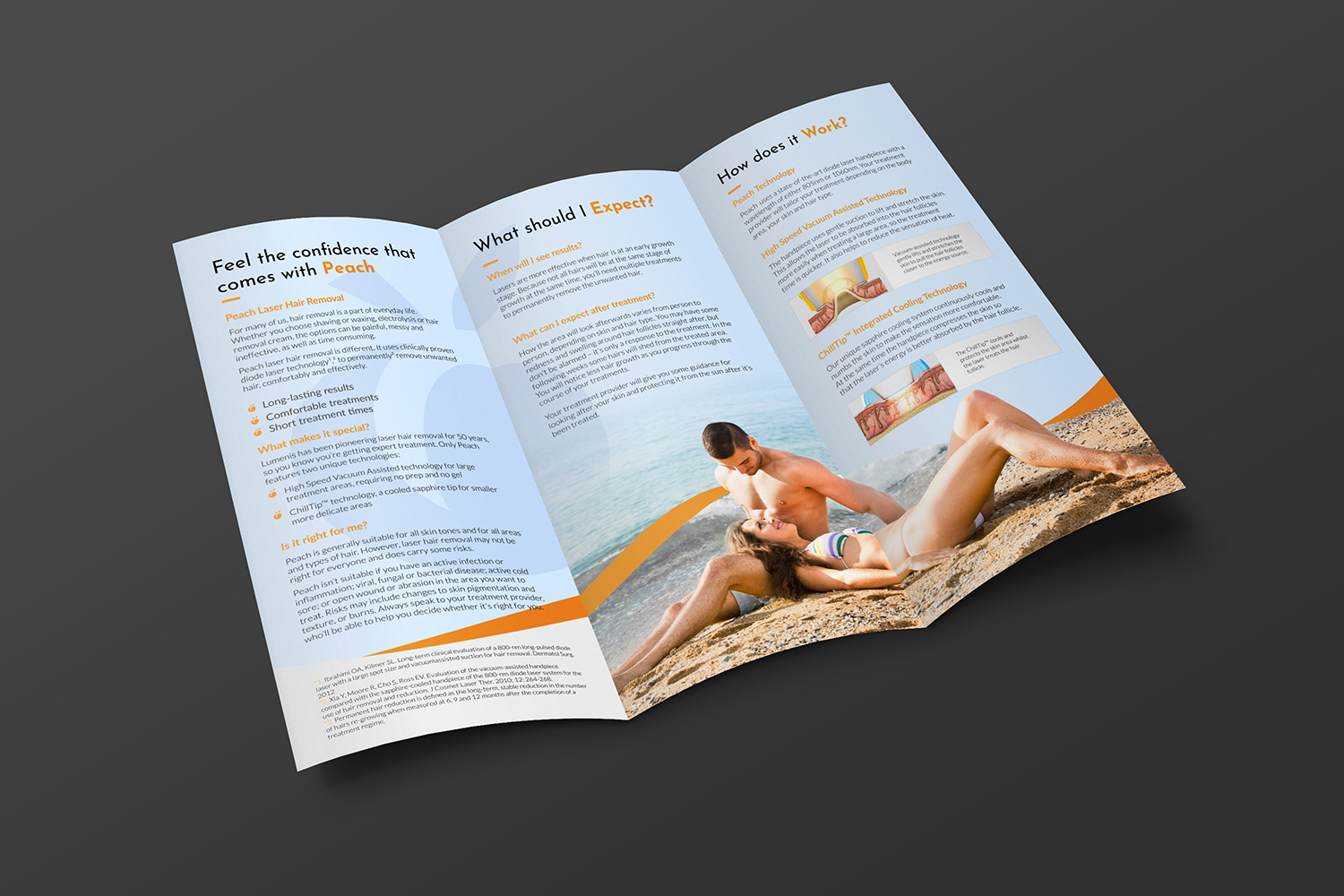 Flyer Design by OwnDesign for Peach Skin & Laser | Design #21978718