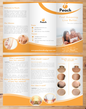 Flyer Design by Adnan.design for Peach Skin & Laser | Design #21975630