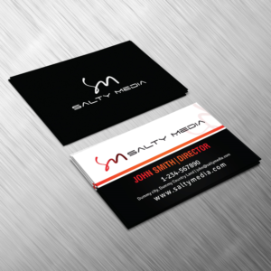 Salty Media  | Business Card Design by Creative Jiniya
