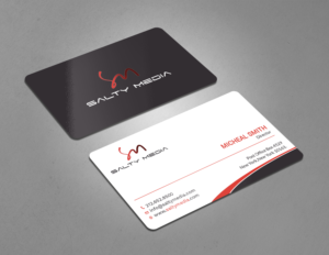 Salty Media  | Business Card Design by Tripti Ranjan Gain