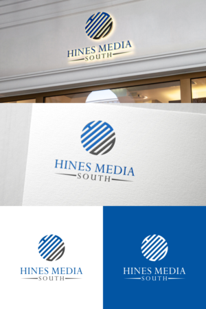 Hines Media South | Logo Design by untung bertubi-tubi