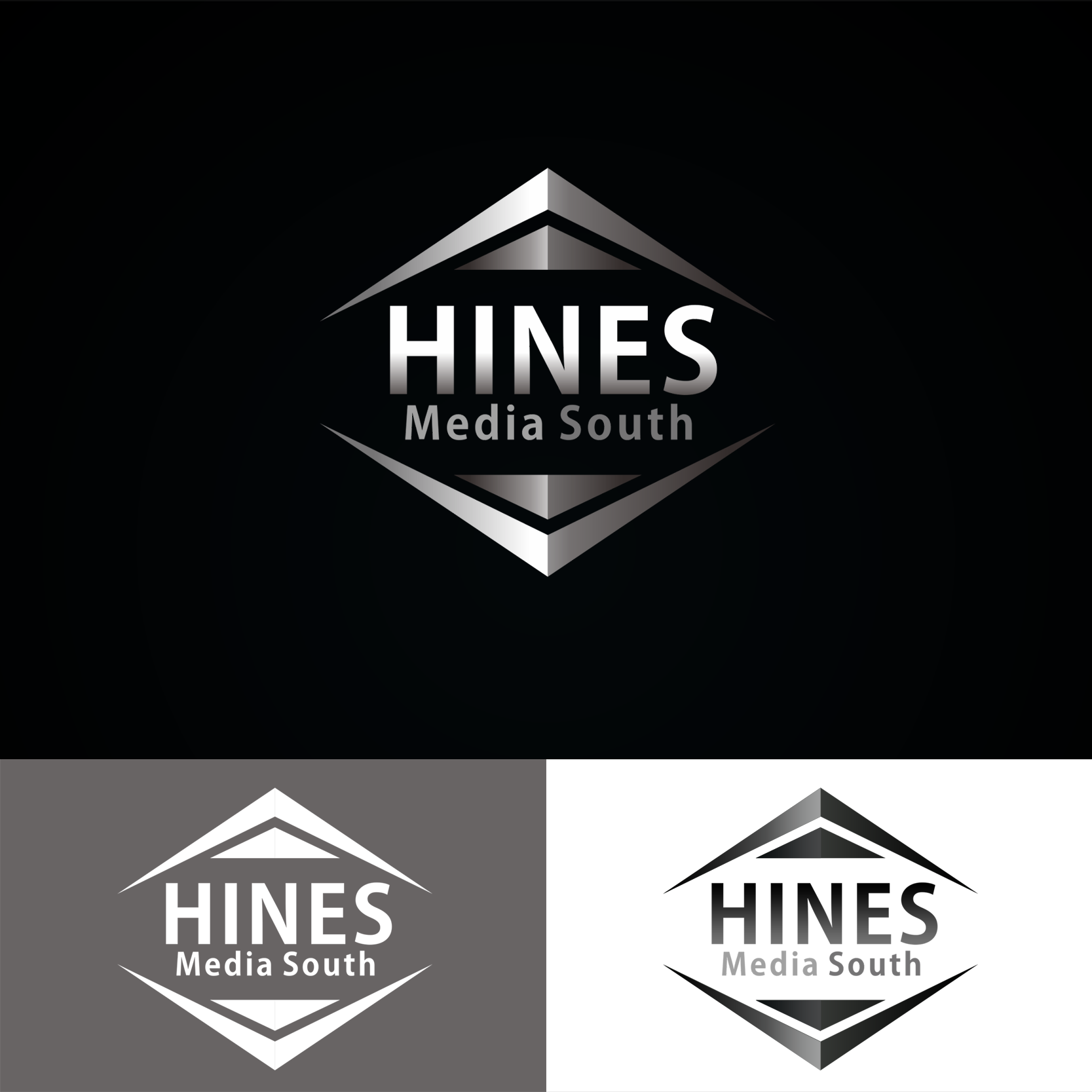 Logo Design by Aldan Design for Hines Media South | Design #21995112