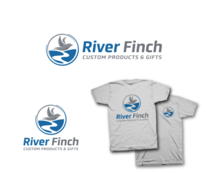 River Finch - Custom Products and Gifts | Diseño de Logo por anico