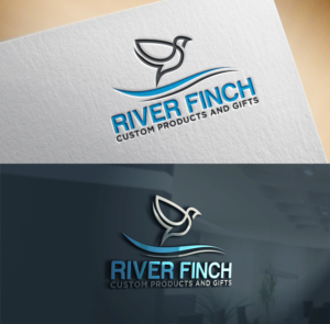 River Finch - Custom Products and Gifts | Design de Logo par Mono.co