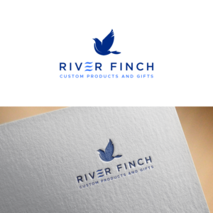 River Finch - Custom Products and Gifts | Diseño de Logo por dipikapcyart