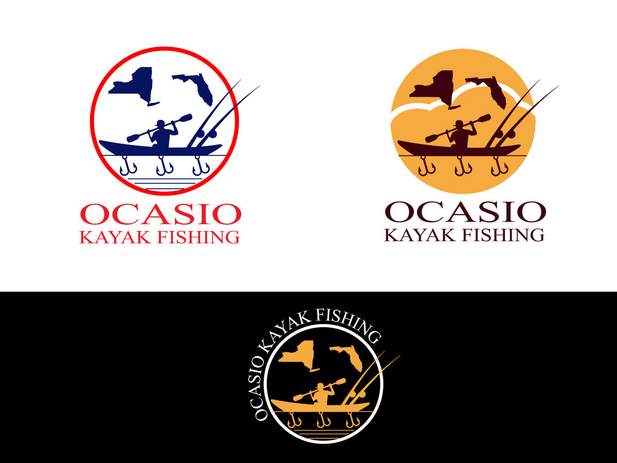 Diseño de Logo por Wonderful design para Ocasio Kayak Fishing | Diseño #21976263