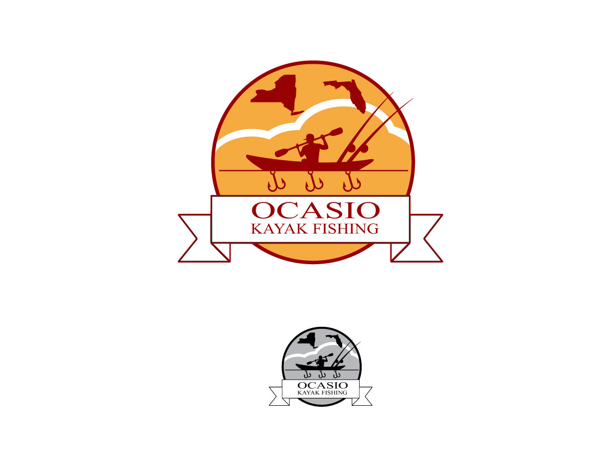 Diseño de Logo por Wonderful design para Ocasio Kayak Fishing | Diseño #21980037