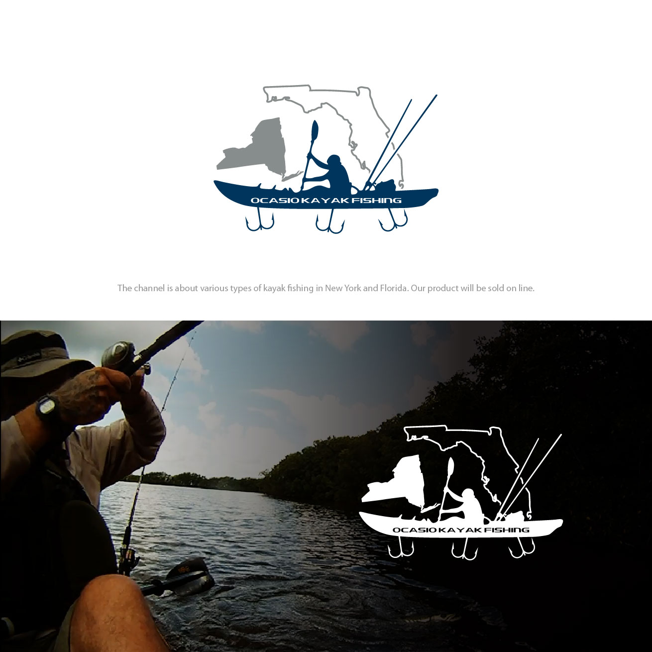 Diseño de Logo por 4tech services para Ocasio Kayak Fishing | Diseño #21976480