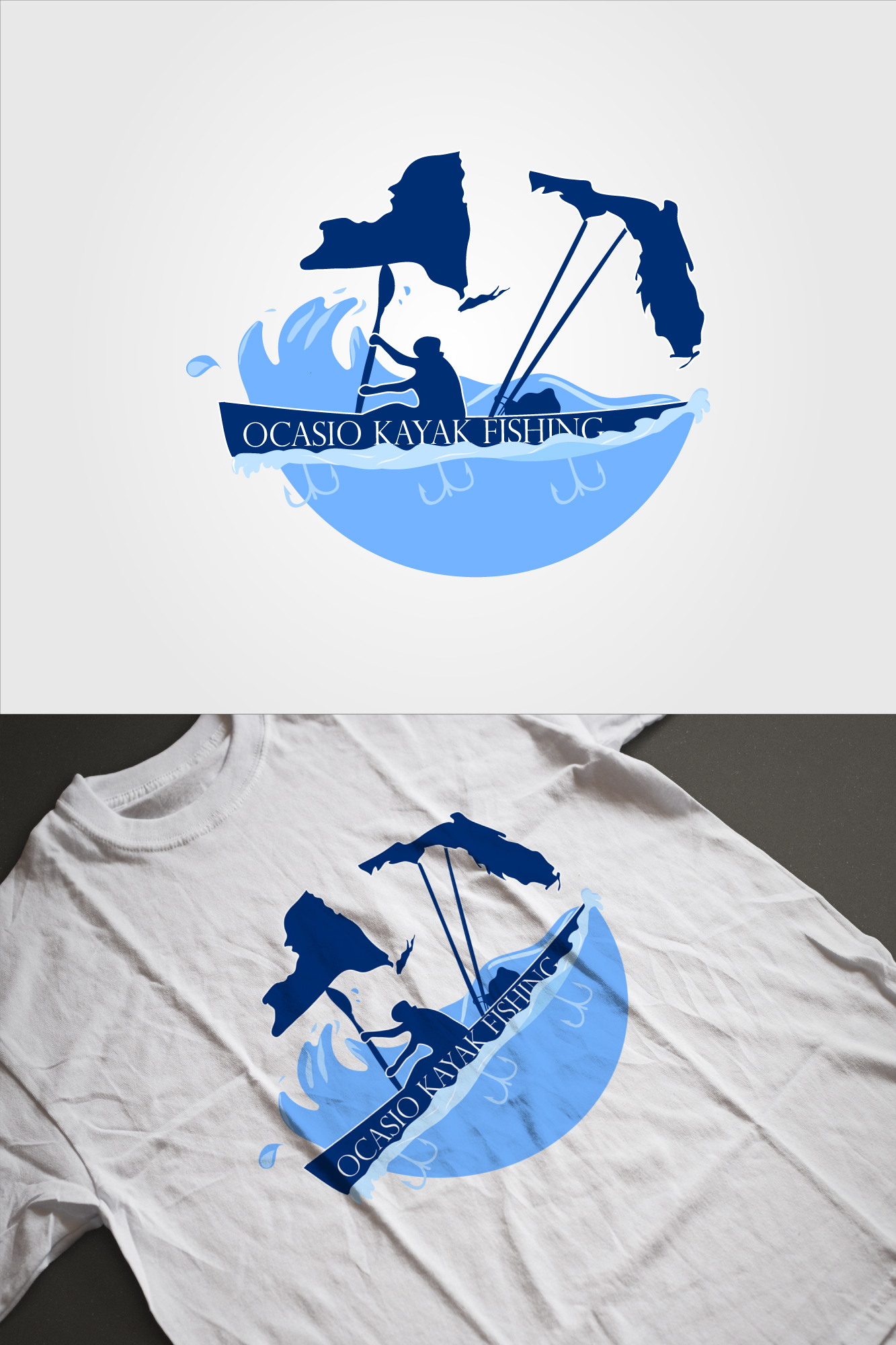 Diseño de Logo por Alpha design para Ocasio Kayak Fishing | Diseño #21979951