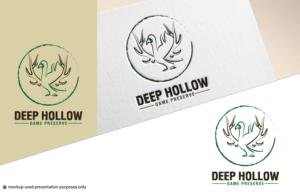 Deep Hollow Game Preserve, Deep Hollow, or DH. Could also incorporate Initials into design | Diseño de Logo por Juli creation