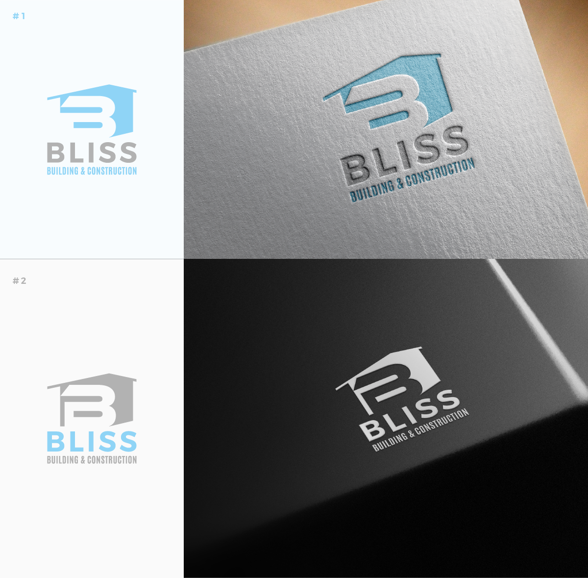 Logo Design by Vetroff for Bliss Building & Construction  | Design #22007477